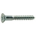 Midwest Fastener Wood Screw, #16, 2 in, Zinc Plated Steel Flat Head Phillips Drive, 50 PK 51885